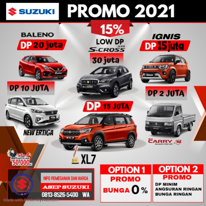 Salinan Car Zero Interest PosterMyWall