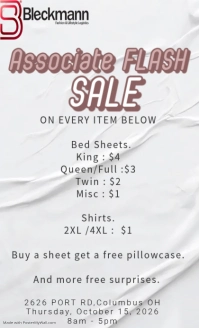Employee Sale Event
