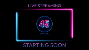 Modèle Live stream starting soon overlay | PosterMyWall