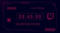 Live Stream Starting Soon Timer Countdown Template | PosterMyWall