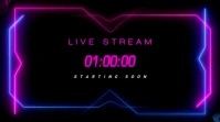 1 Min Timer Countdown Stream Overlay Backgrou template