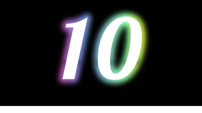 10s Backround 10 seconds countdown black background Template | PosterMyWall