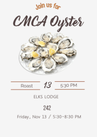 CMCA OYSTER ROAST