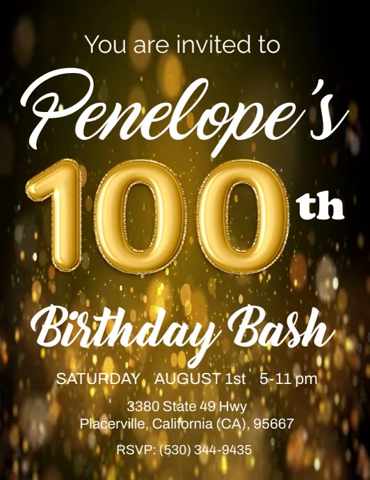 100th ay模板 Postermywall 100th ay模板 Postermywall