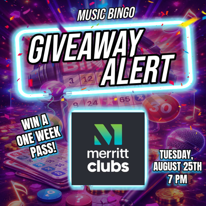 Merritt Club + Music Bingo Special Giveaway
