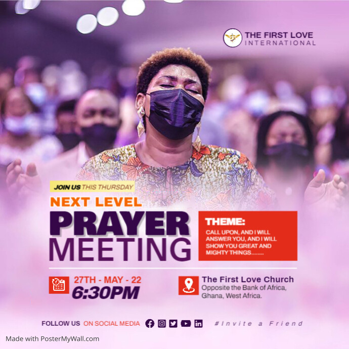 church, concert flyer