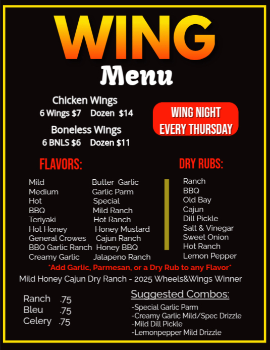 Wings Night PosterMyWall