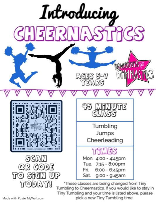 Copy of Cheernastics 1/2 Sheet (1) PosterMyWall