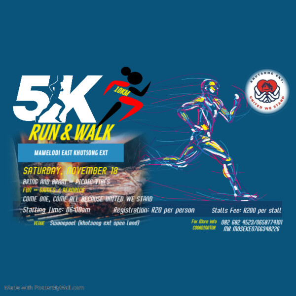 Copy of 5K Run & Walk Event | PosterMyWall