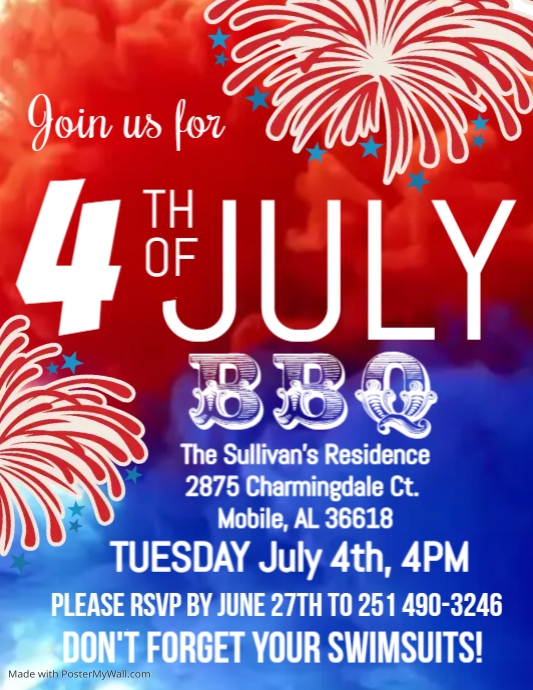 Copy of Copy of 4TH OF JULY | PosterMyWall