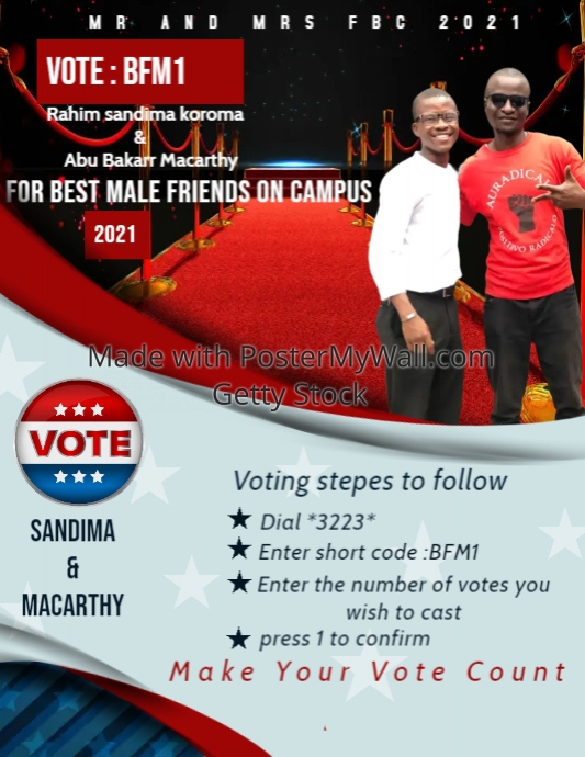 Copy of Copy of Election campaign poster design template | PosterMyWall
