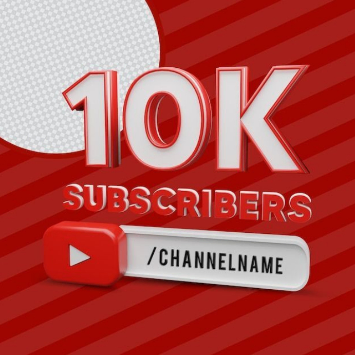 10K YouTube subscribers Template Instagram Post