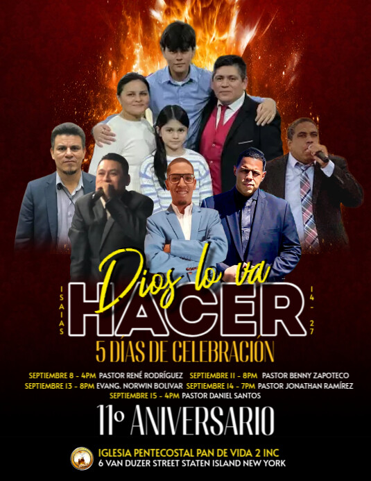 11 aniversario Template PosterMyWall