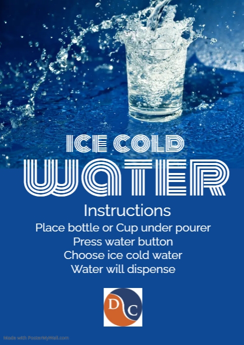 template flyer ice cold water | PosterMyWall