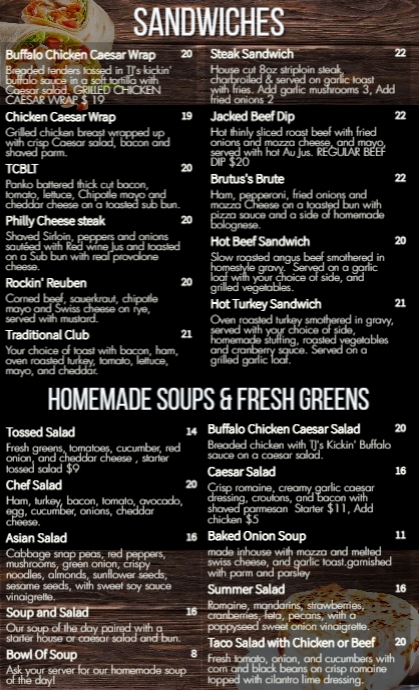 Copy of Copy of Price List Menu Card Wood Design Restaurant | PosterMyWall
