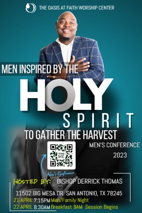 Copy of mens conference | PosterMyWall
