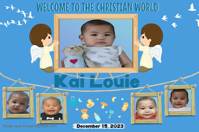 Baptism Template PosterMyWall