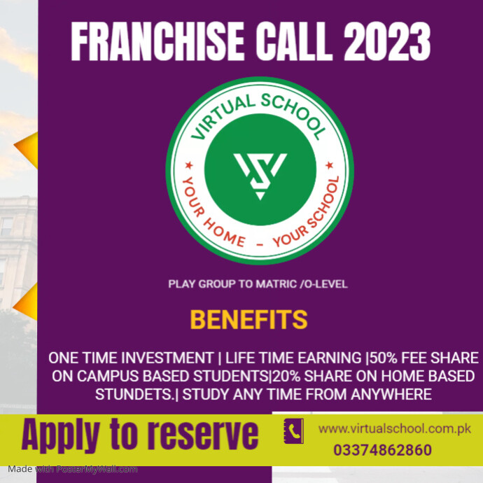 virtual SCHOOL PosterMyWall