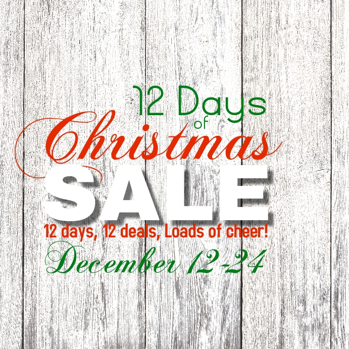 12 days of christmas sale Template PosterMyWall 12 days of christmas sale Template PosterMyWall