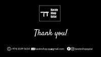 130 The Karate Shop Visitekaartje template