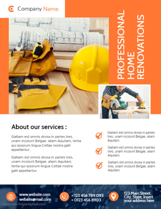 Home renovation services professional service