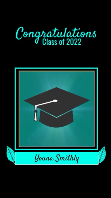 124 Graduation Digitale Vertoning (9:16) template