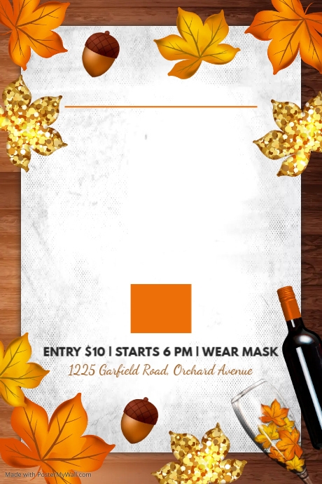 fall menu video template | PosterMyWall