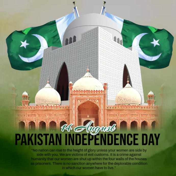 Sticker 14 August 14 August Flyer Template | PosterMyWall