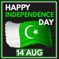 Sticker 14 August 14 august poster Template | PosterMyWall