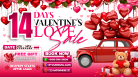 14 Days Valentine’s Love Sale YouTube Thumbnail template