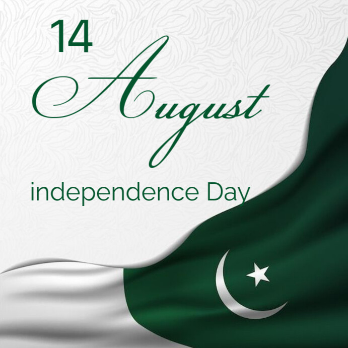 Sticker 14 August 14 of August poster Template | PosterMyWall