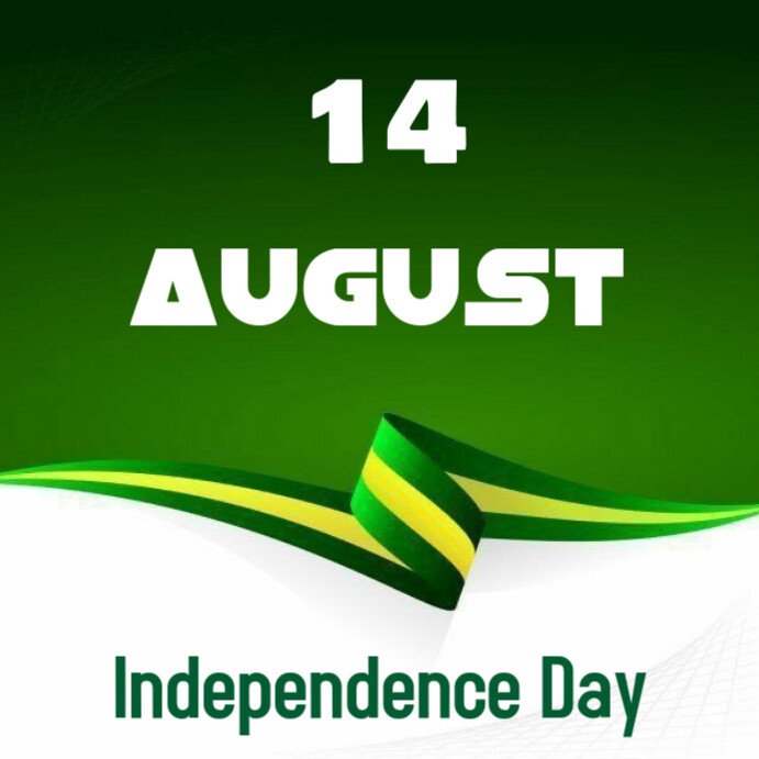 14 of August poster Template | PosterMyWall