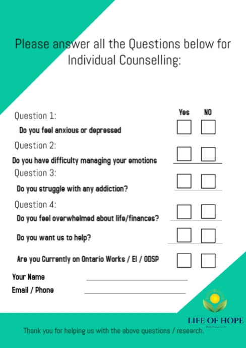 Mental Health Assessment Form | PosterMyWall