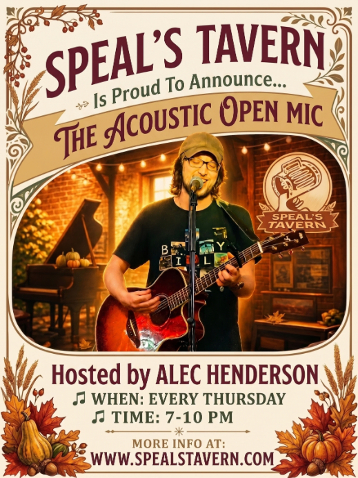 Acoustic Open Mic with Alec Henderson