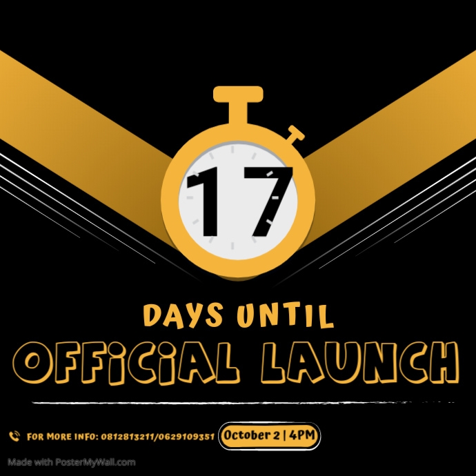 Copy of Copy of Blue Restaurant Menu Countdown Instagram | PosterMyWall