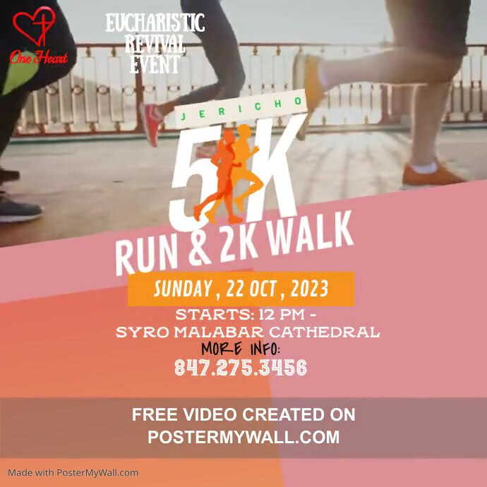 Copy of 5K Run & Walk Instagram Post | PosterMyWall