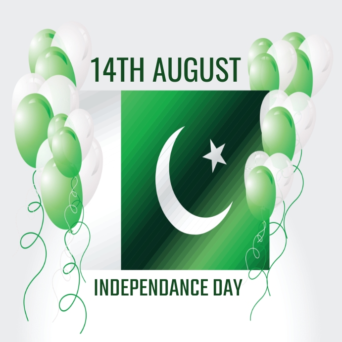 Sticker 14 August 14TH August template | PosterMyWall