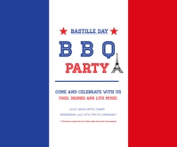 14th of july bastilLe day (1) Medium Rectangle template