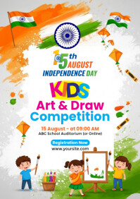 15 August Art Contest  A4 template