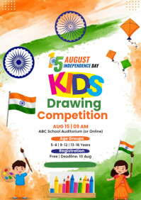 15 August Art Contest A4 template