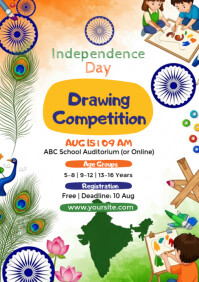 15 August Art Contest A4 template