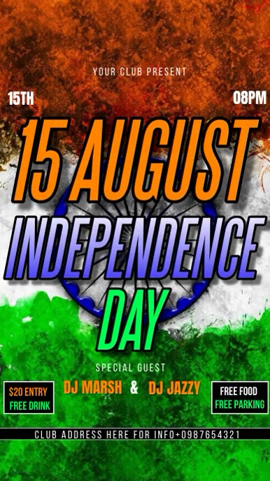 15 August Instagram Reel template