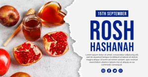 15 Sep - Rosh Hashanah Facebook Shared Image template