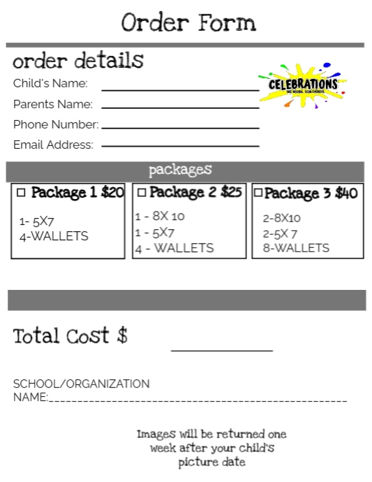 Photo Order Form PosterMyWall