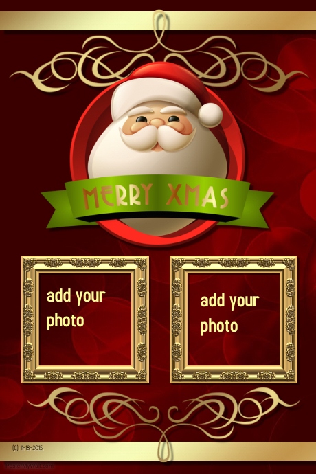 Christmas collage card template Christmas Collage Card Template | PosterMyWall
