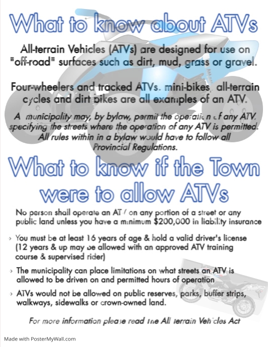 Atv Letters ATVs | PosterMyWall