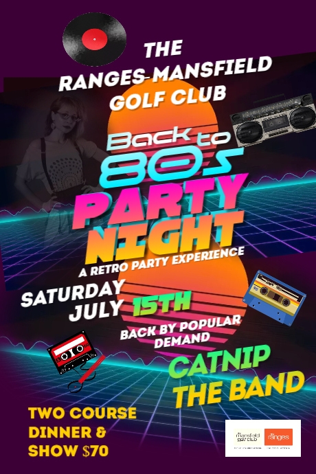 Back to 80s Party Instagram Post | PosterMyWall