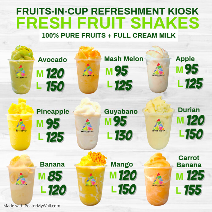 Copy of Fruits (1) | PosterMyWall