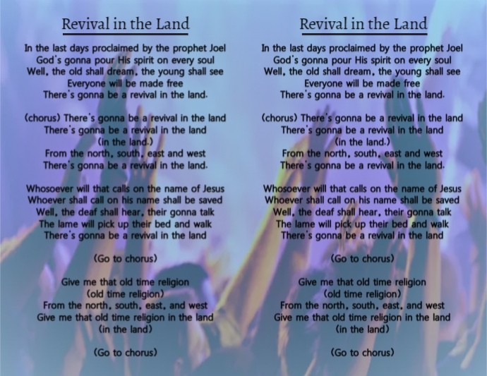 Revival In The Land Hyme PosterMyWall revival-in-the-land-hyme-postermywall