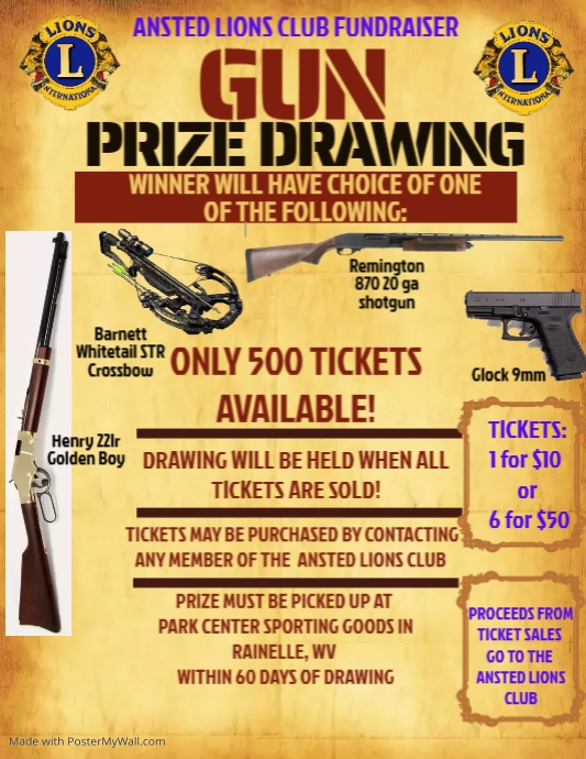 Copy of Gun Raffle Flyer PosterMyWall